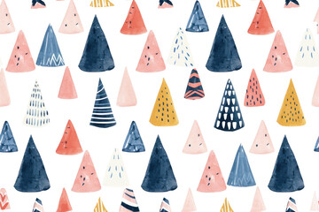 Pastel Birthday Seamless Pattern