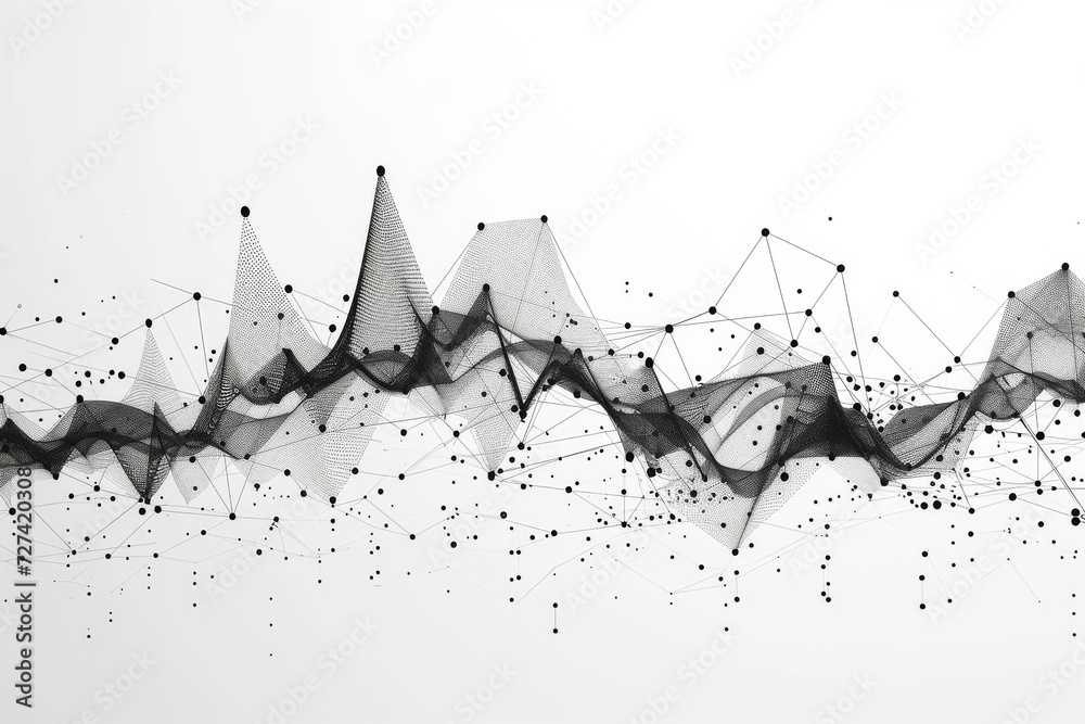 Poster a mesmerizing sketch of a majestic bird soaring through a monochromatic sky, its intricate lines and