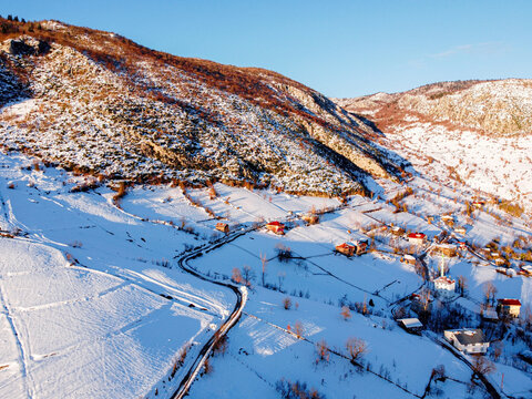 In winter, Kure Mountain National Park, Drahna Valley, Ulus, Bartın, Turkiye