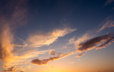 Nice twilight sky and cloud