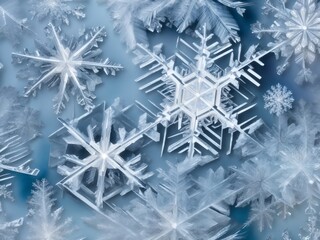 Capturing Winter's Ephemeral Artistry: AI-Enhanced Macro Photography of Exquisite Snowflakes, Crystal Patterns, and Frozen Elegance in Nature