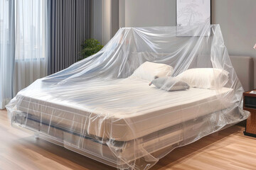 Transparent Elegance: Modern Bedroom Bliss