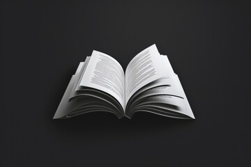 The crisp pages of an open book invite me to immerse myself in the world of words, as i run my fingers over the smooth paper and lose myself in the beauty of this literary paper product