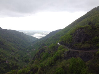 Naklejka premium Gölyaka, Düzce, Turkey, beautifull green valley