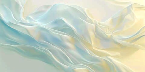 Obraz premium a pastel pale light yellow background, abstract soft shades of light blue and white