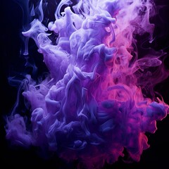 Fototapeta premium Ultraviolet smoke