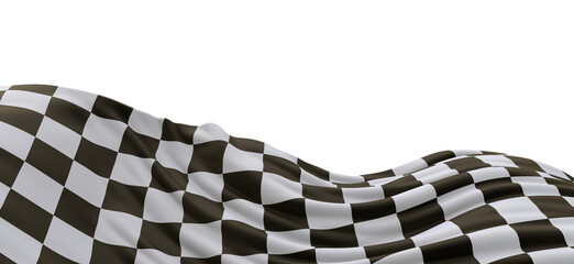 Fototapeta premium Checkered flCheckered flag, race flag backgroundag, race flag background - PNG