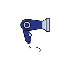 hair dryer vector type icon