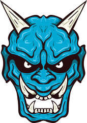 Oni Hannya Mask art 1 - Full Details