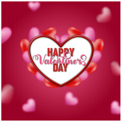 Valentine's Day vector art design, heart, love, valentine, day, card, romance, vector, illustration, symbol, romantic, holiday, pink, decoration, art, design, happy, celebration, shape, greeting