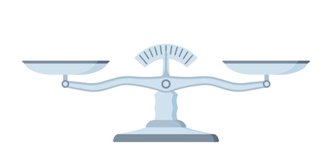 Balance sign. Scale symbol. Isolated background.
