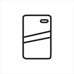 smartphone vector icon line template