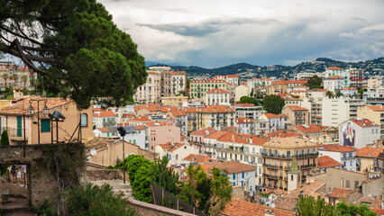 Fototapeta na wymiar Panoramic view of Cannes