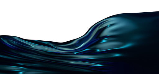 Creative Abstract technology blue background with 3d concept. abstract particles blue wave...