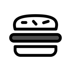 Fototapeta premium Burger icon PNG