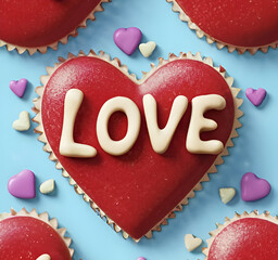 LOVE is LOVE on valentine - obrazy, fototapety, plakaty
