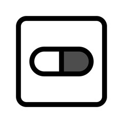 Obraz premium Capsule icon PNG