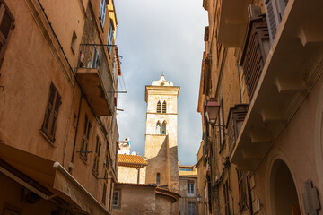 Fototapeta na wymiar Bonifacio town in Corsica Island, France