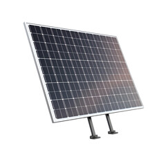 solar plant on transparent background PNG image