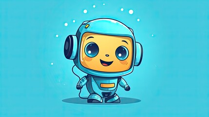 Ai powered chatbots solid color background