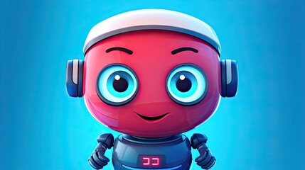 Ai powered chatbots solid color background