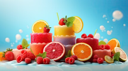Ai powered flavor development solid color background