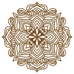 Mandala Line Illustration