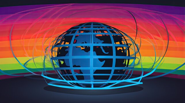 Internet censorship circumvention solid color background