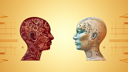 Neural machine translation ai powered language translation systems solid color background