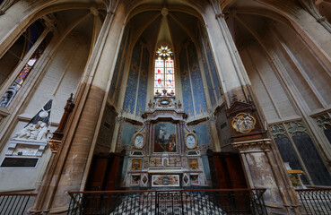 Fototapeta na wymiar Catedral de San Esteban, Toulouse, Francia
