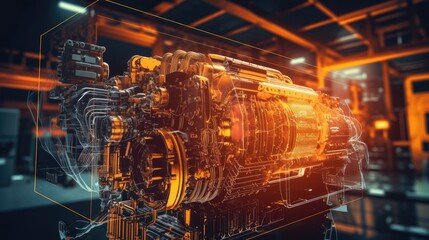 Predictive maintenance anticipating equipment failures using data analytics solid color background