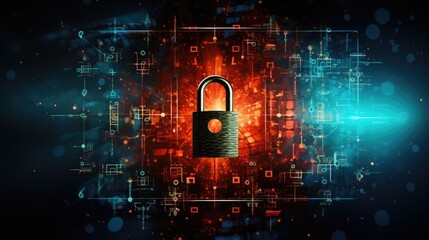 Quantum cryptography secure communication using quantum principles solid color background