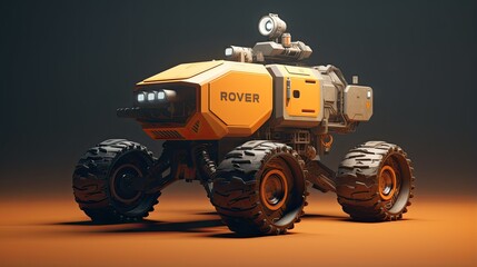 Rover autonomy capabilities solid color background