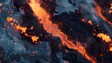 Lava and ice move towards each other. Different kind of the elements fights each other, two...