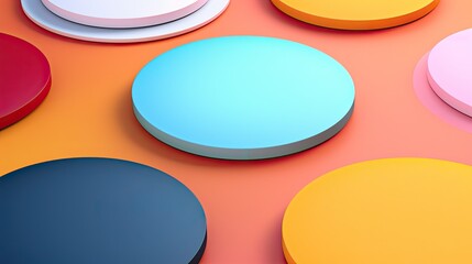 Wireless charging solutions solid color background
