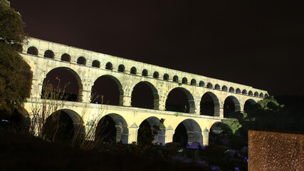 Pont du Gard,. Uzès, Francia - obrazy, fototapety, plakaty