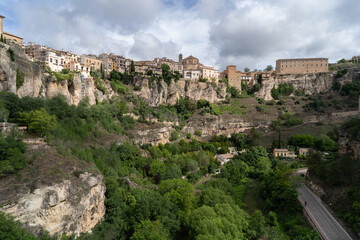 Fototapeta na wymiar View of the village of Cuenca in Spain.