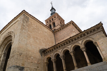 Fototapeta na wymiar A church in Segovia, Spain.