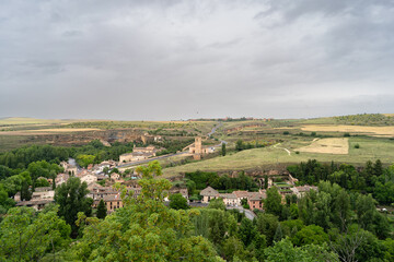 Fototapeta na wymiar Landscape around Segovia, Spain.