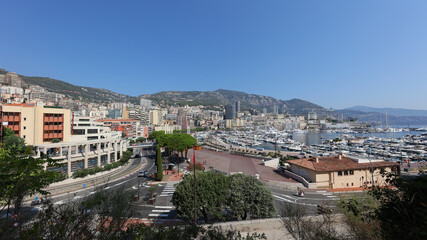 Fototapeta na wymiar Puerto de Hércules, Principado de Mónaco