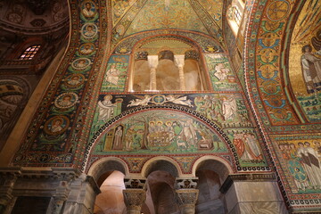 Fototapeta na wymiar Basílica de San Vital, Rávena, Italia