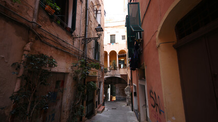 La Pigna, Centro Histórico, San Remo, Italia