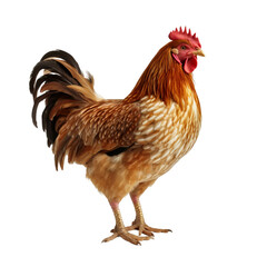 Fototapeta premium rooster isolated on white background