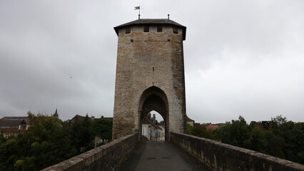 Puente viejo, R&iacute;o Ousse, Orthez, Francia