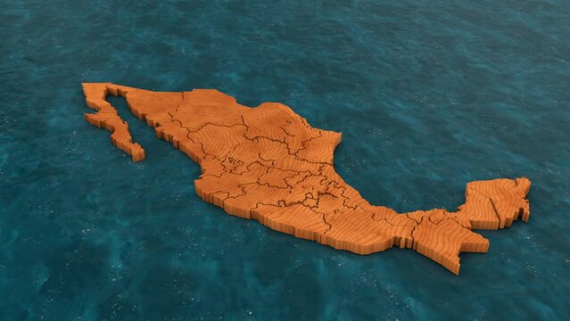 Animacion Mapa Mexico en 3D