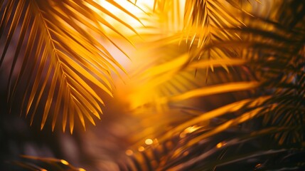 Tropical background with copy space. Generative AI