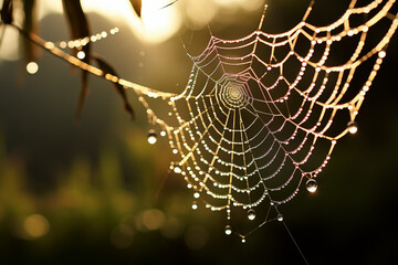Morning cobweb