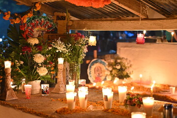 Celebración Mexicana de Xantolo (Día de Muertos) en la Huasteca potosina (Axtla de Terrazas, San Luis Potosí) 