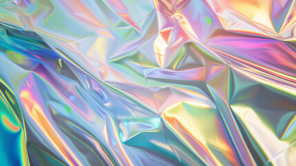 Futuristic Holographic Abstract Art