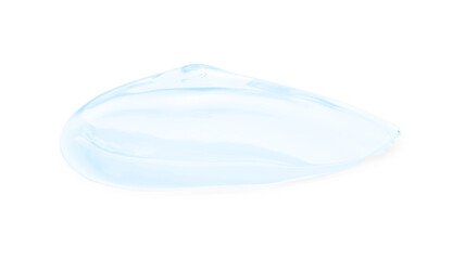 Sample of cosmetic gel isolated on white